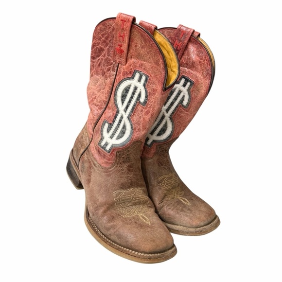 TIN HAUL Men\'s Money Maker \'Mo\' Money\' Western Boots Size 7.5 D main image 8